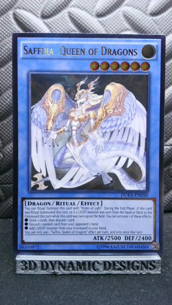 | Yugioh Saffira, Queen of Dragons DUEA-EN050 ULTIMATE Rare NM/MINT 🔥 | - Image 1