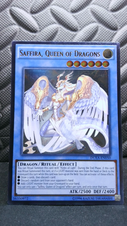 | Yugioh Saffira, Queen of Dragons DUEA-EN050 ULTIMATE Rare NM/MINT 🔥 | - Image 2