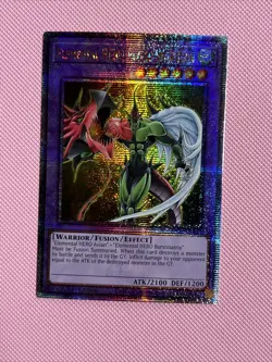 Elemental HERO Flame Wingman (Quarter Century Secret Rare) RA03-EN152 YUGIOH NM - Image 1