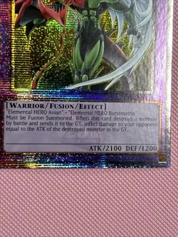 Elemental HERO Flame Wingman (Quarter Century Secret Rare) RA03-EN152 YUGIOH NM - Image 2