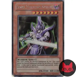 Yugioh Dark Magician Knight ROD-EN001 Prismatic Secret Rare HP - Image 1