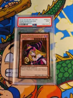 2014 YUGIOH 1ST ED PGLD-EN033 DARK MAGICIAN GIRL PSA 9 MINT - Image 3