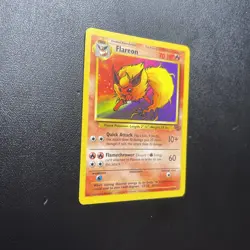 Pokemon TCG Flareon Jungle Set Card 19/64 Unlimited - Image 2