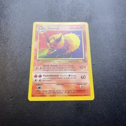 Pokemon TCG Flareon Jungle Set Card 19/64 Unlimited - Image 4