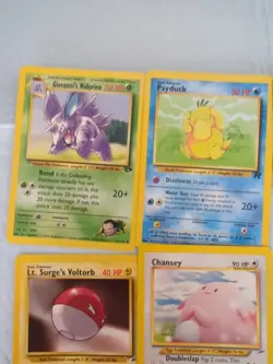 Lot Of 9 Vintage Wotc German Pokemon Cards 1st Edition Unlimited - Image 2