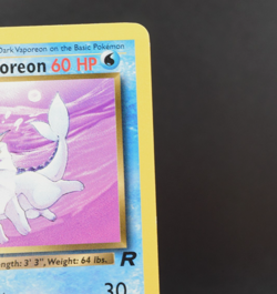 Dark Vaporeon 45/82 1st Edition Team Rocket Pokemon Card WOTC LP Vintage - Image 4