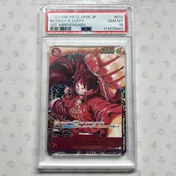 Monkey D Luffy ST01-012 PSA 10 1st Anniversary One Piece Promo Card - Image 1