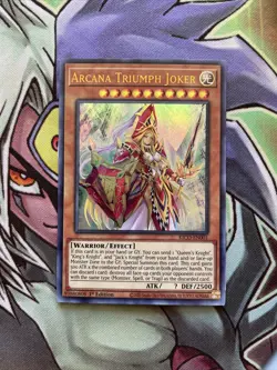 KICO-EN001 Arcana Triumph Joker Ultra Rare 1st Edition NM Yugioh Card - Image 1