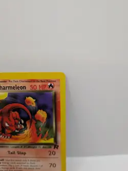 Pokemon Dark Charmeleon Card 32/82 Gold W Stamp WOTC LP Vintage Exclusive - Image 4