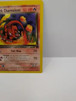 Pokemon Dark Charmeleon Card 32/82 Gold W Stamp WOTC LP Vintage Exclusive - Image 5
