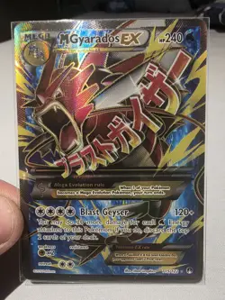 Pokemon TCG M Gyarados EX 115/122 Full Art Shiny Breakpoint Holo Card - Image 1