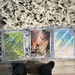 Pokemon TCG SV 151 Illustration Rare Holo 3-Card Lot 166 168 170 - Image 5