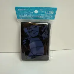 Japan Pokemon Center Limited Premium Gloss Blastoise Card Sleeves (64 pcs) - Image 1