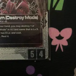 Unicorn Gundam (Destroy Mode) - SP Legend Rare Plus Gundam Card GD01-002 LR+ - Image 4
