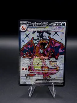 Charizard Ex 215/197 Pokemon Obsidian Flames Ultra Rare Full Art Holo NM - Image 1