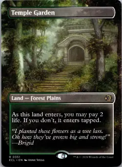 MTG SkeenAB Temple Garden BORDERLESS from ECL. NM. - Image 1