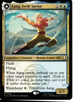 Aang, Swift Savior 204 Rare NM NonFoil - MTG Avatar - Image 1