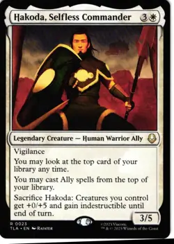 Hakoda, Selfless Commander 23 Rare NM NonFoil - MTG Avatar - Image 1