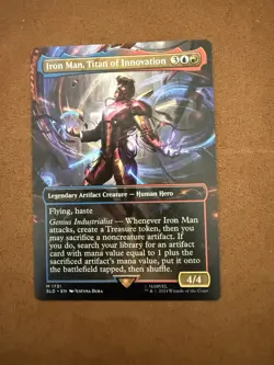 Iron Man, Titan of Innovation #1731 MTG Secret Lair Legendary Artifact - Image 1