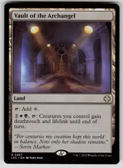 Vault of the Archangel Rare Commander: The Lost Caverns of Ixalan 367 MTG NM - Image 1