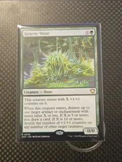 MTG Commander: Secrets of Strixhaven Kinetic Ooze 0039 NM Rare - Image 1