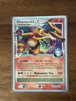 Pokemon Diamond and Pearl Charizard G Lv.X DP45 Promo Holo HP. (Read Disc) - Image 1
