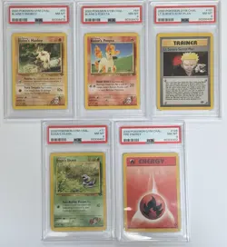 Set Of 5 Pokemon Gym Challenge cards - Image 1