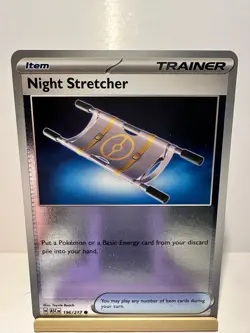 Night Stretcher 196/217 Common ME: Ascended Heroes Pokemon Reverse Holo NM - Image 1