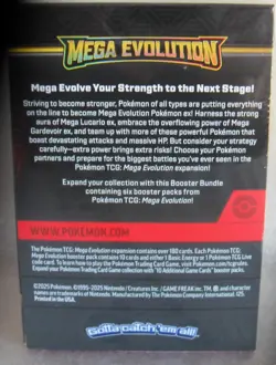 Pokemon TCG Mega Evolution Factory Sealed Booster Bundle Box 6 Packs - Image 2