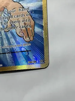 Pokemon TCG Evolutions Ultra Holo Full Art Trainer Misty's Determination #108 - Image 2