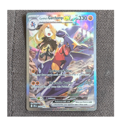 Cynthia's Garchomp EX Full Art Holo Pokemon Card 232/182 330 HP DR1 - Image 1