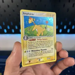 Pokemon TCG Ampharos EX Unseen Forces 1/115 Holo Holo Rare 2005 Nintendo NM+ - Image 3