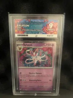 Sylveon SVP172 Ace Mint 9 Pokemon Prismatic Evolutions Black Star Promo - Image 1