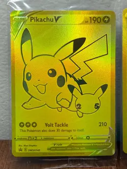 Pokemon TCG Pokeball & Pikachu V SWSH146 & SWSH145 Celebrations UPC Promo BH-P3 - Image 2