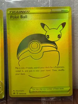 Pokemon TCG Pokeball & Pikachu V SWSH146 & SWSH145 Celebrations UPC Promo BH-P3 - Image 3