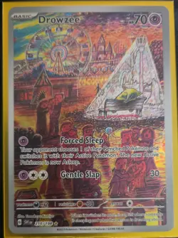 Pokemon Drowzee 210/198 Scarlet & Violet Base Set Illustration Rare - Image 1