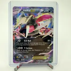 Yveltal EX Shiny XY150 Black Star Promo NM Holo Pokemon Card - FAST SHIP - Image 1