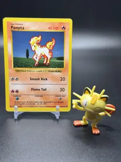Ponyta 060/102 Pokemon Base Set (Shadowless) Regular - MP - Image 1