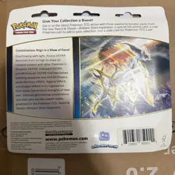 Pokemon TCG Sword & Shield - Brilliant Stars 3 Pack Blister Glaceon Sealed - Image 3