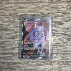 Team Rocket's Mewtwo ex 213/182 Sv10 Destined Rivals Ultra Rare Full Art Holo - Image 1