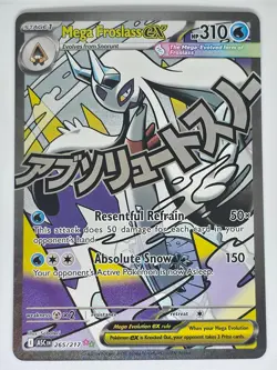 Mega Froslass ex 265/217 Mega Attack Rare Pokemon Ascended Heroes NM - Image 1