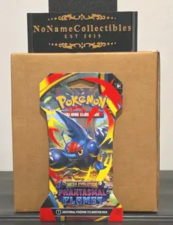 Pokemon TCG Phantasmal Flames Sleeved Booster Pack Lot of x24 Factory Sealed Box - Image 1