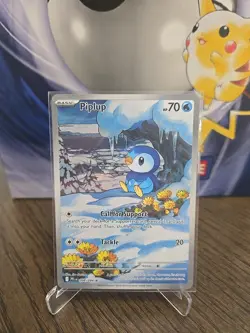 Pokemon TCG Phantasmal Flames Piplup Illustration Rare 098/094 - Image 1