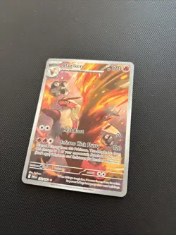 Pokemon TCG Blaziken 192/182 Destined Rivals Illustration Rare - Pack Fresh - Image 3