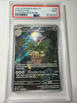 POKEMON MEG EN-MEGA EVOLUTION ILLUSTRATION RARE #135 - EXEGGUTOR 135/132 - PSA 9 - Image 1