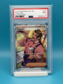 PSA 9 - 2023 POKEMON PAL EN SAGUARO ULTRA RARE - Image 1