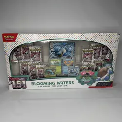 Pokemon TCG Scarlet & Violet 151 Blooming Waters Premium Collection Box Sealed - Image 1