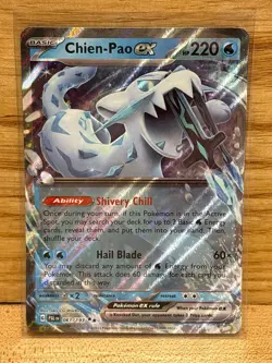 Chien-Pao ex Pokemon SV02 Paldea Evolved Ultra Rare - Image 1