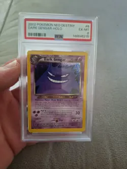 Pokemon Dark Gengar Holo Neo Destiny 2002 PSA 6 (6/105) - Image 2