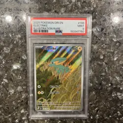 2025 Pokemon Dri EN Electrike Illustration Rare Psa 9 Freshly Slabbed!!! - Image 1